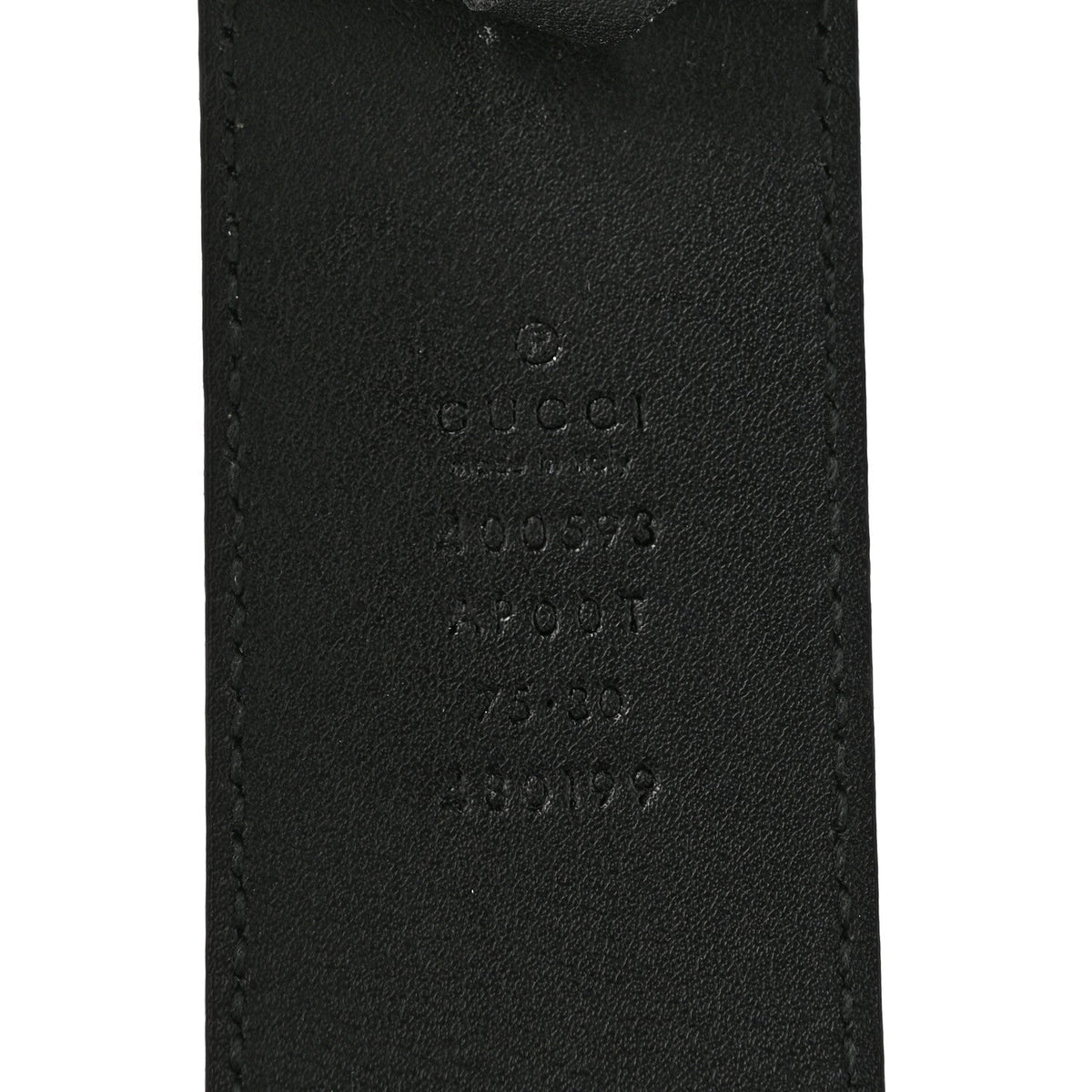 Calfskin Double G 40mm Belt 75 30 Black