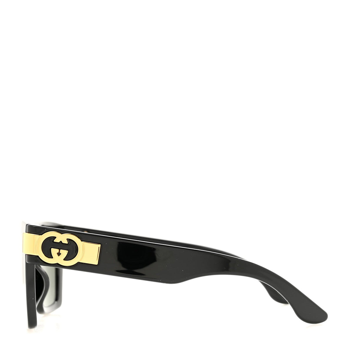 Acetate Square Frame Sunglasses GG1689S Black