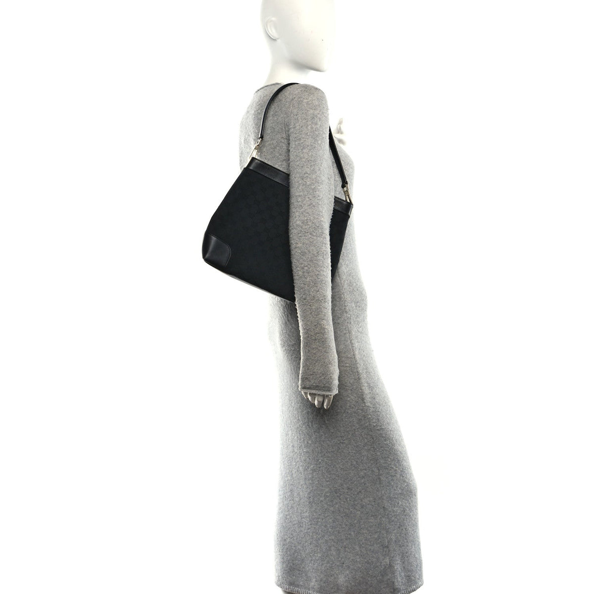 Monogram Shoulder Bag Black
