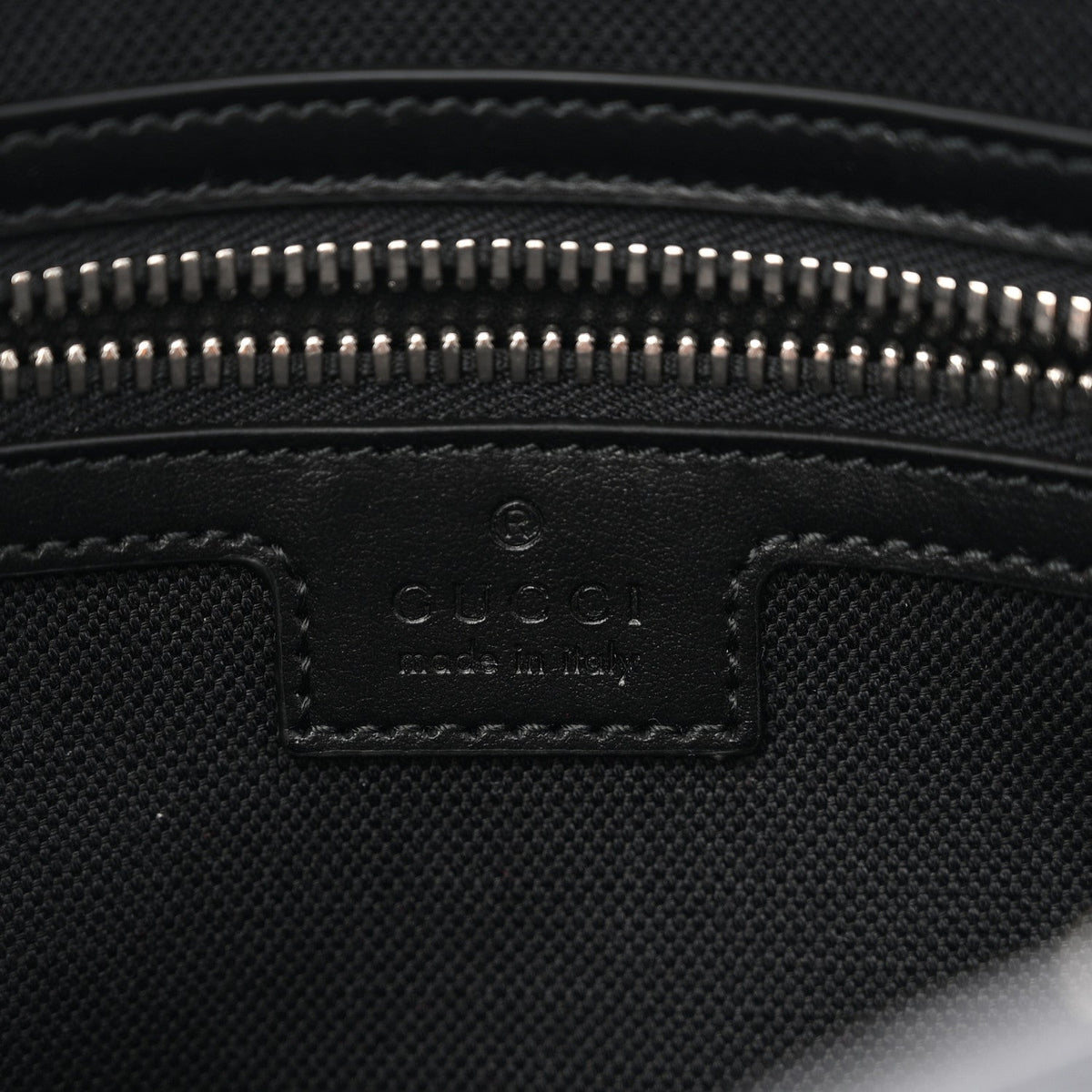 Soft GG Supreme Monogram Web Belt Bag Black Grey