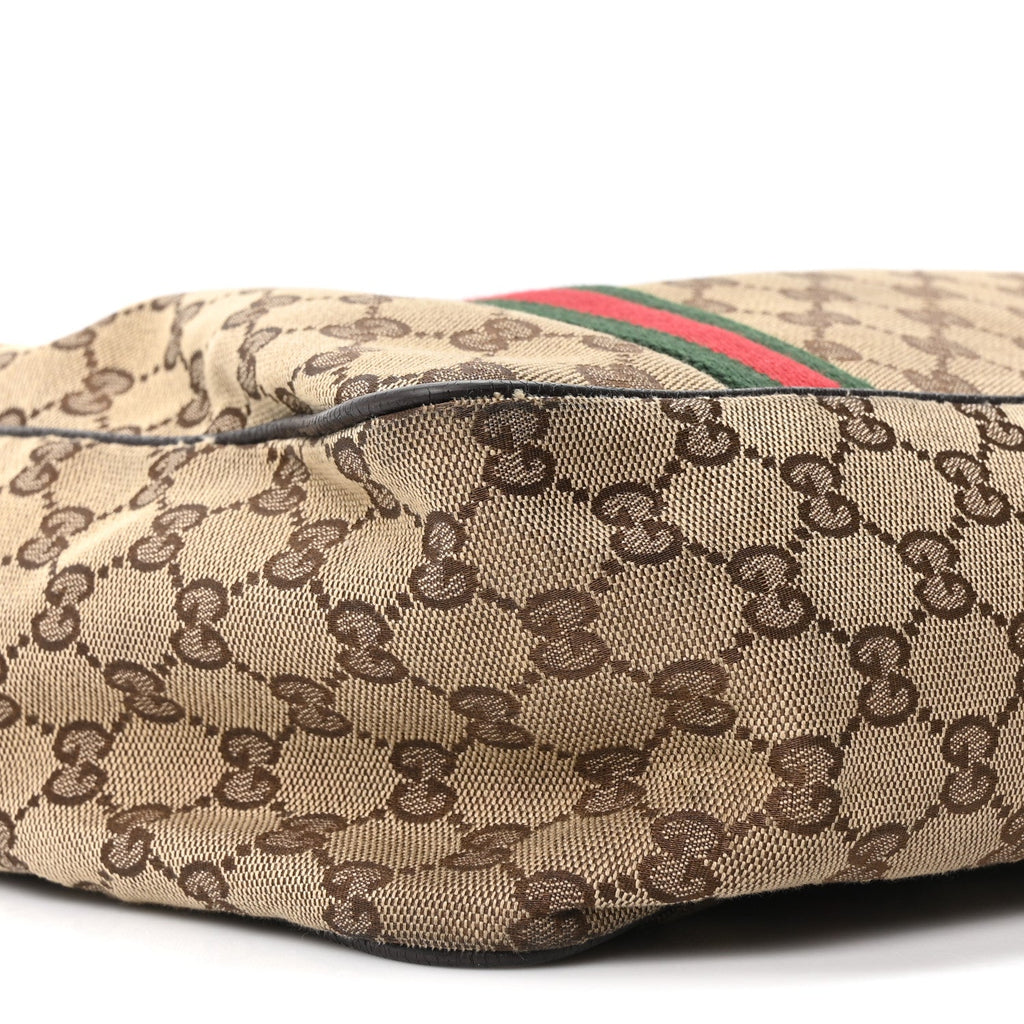 Monogram Web Carry On Tote Dark Brown