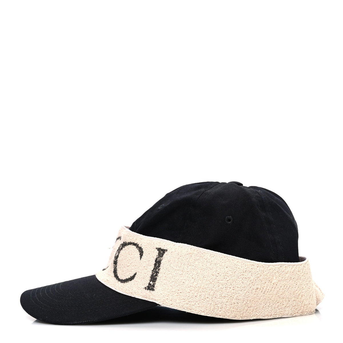 Gabardine Gucci Headband Baseball Hat L Black