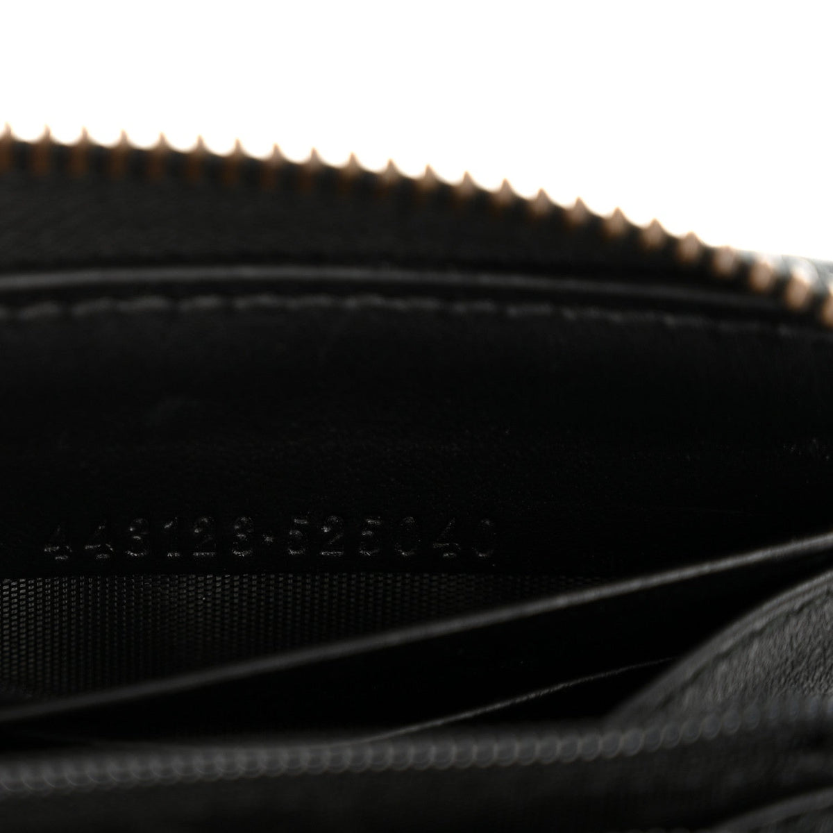 Calfskin Matelasse GG Marmont Zip Around Organizer Wallet Black