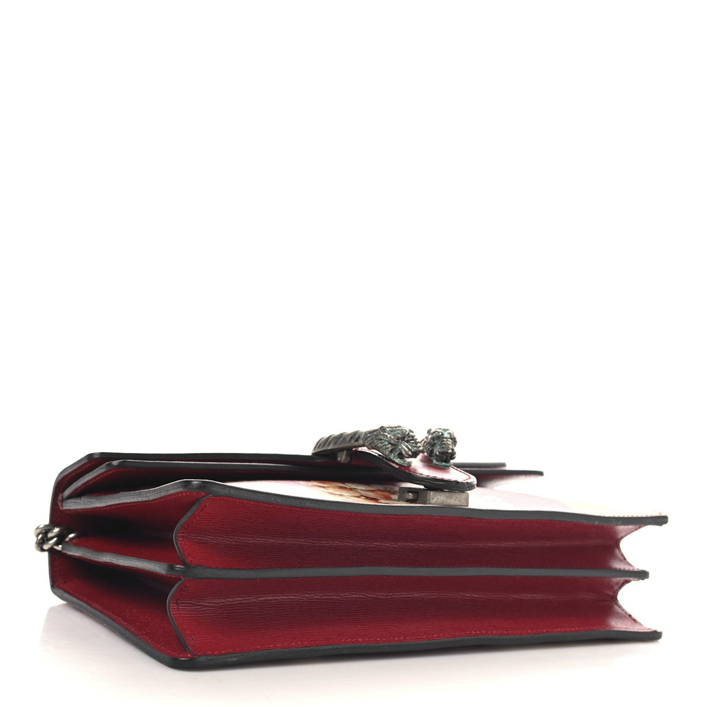 Calfskin Blooms Print Small Dionysus Shoulder Bag Romantic Cherry Multicolor