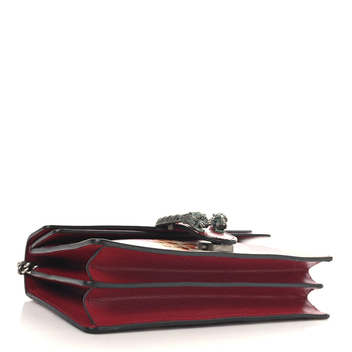 Calfskin Blooms Print Small Dionysus Shoulder Bag Romantic Cherry Multicolor