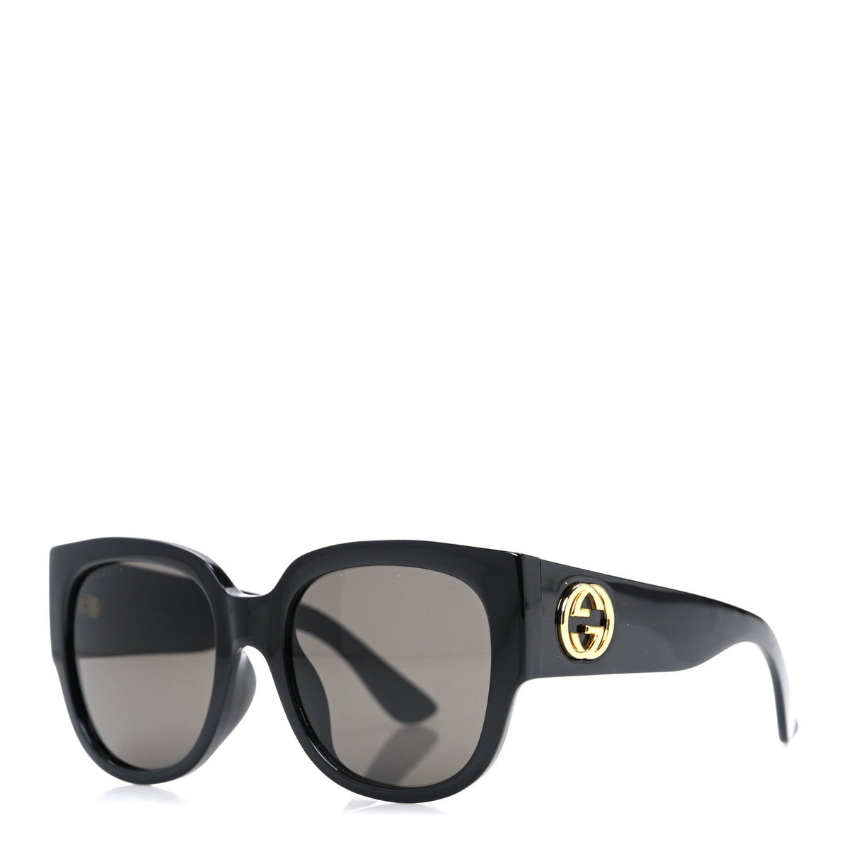 Acetate Square Frame Sunglasses GG0142SA Black