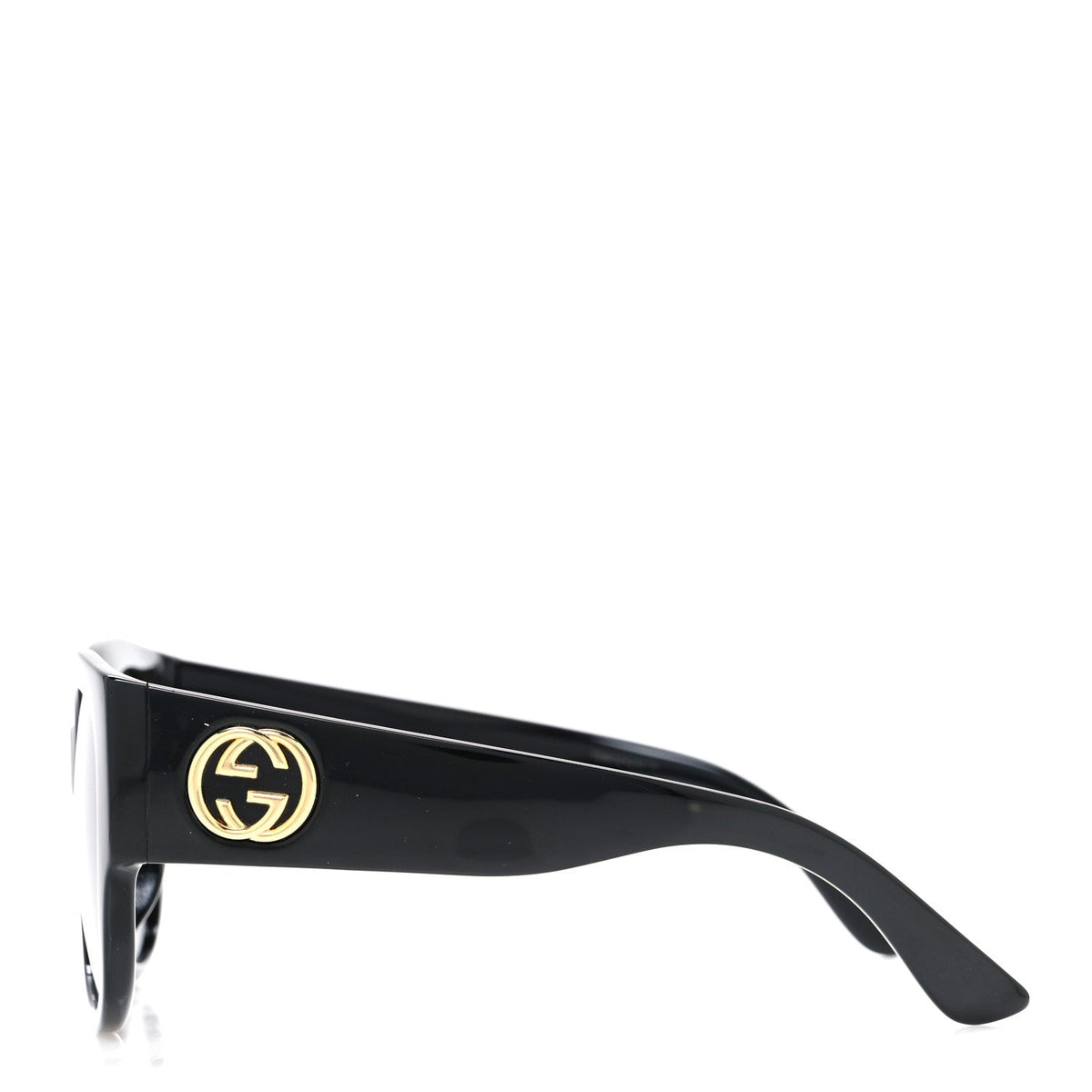 Acetate Square Frame Sunglasses GG0142SA Black