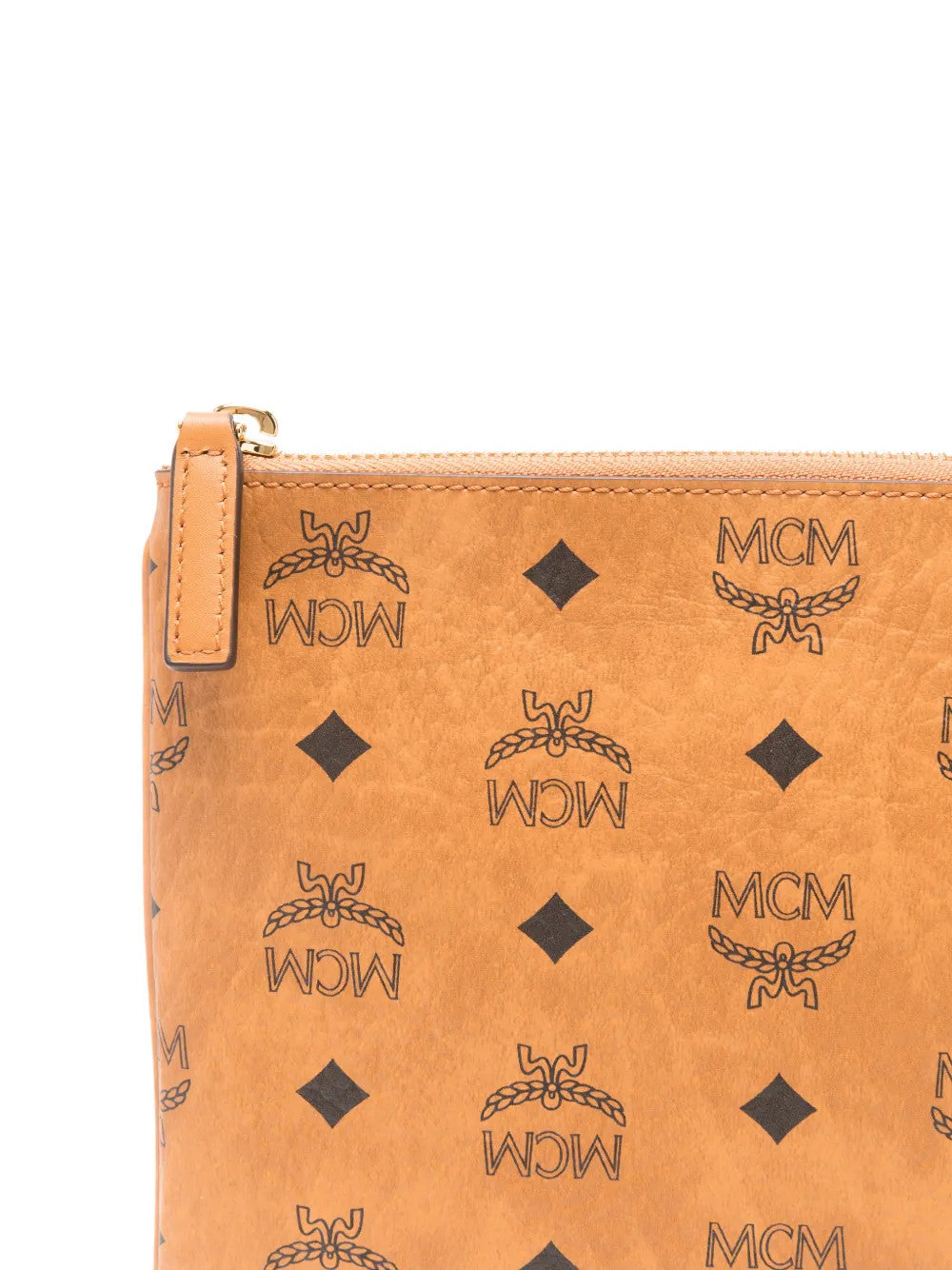 MCM - Unisex Aren Visetos Flat Pouch Bags