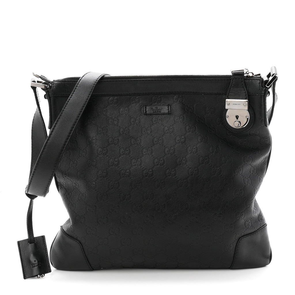Guccissima GG Messenger Bag Black