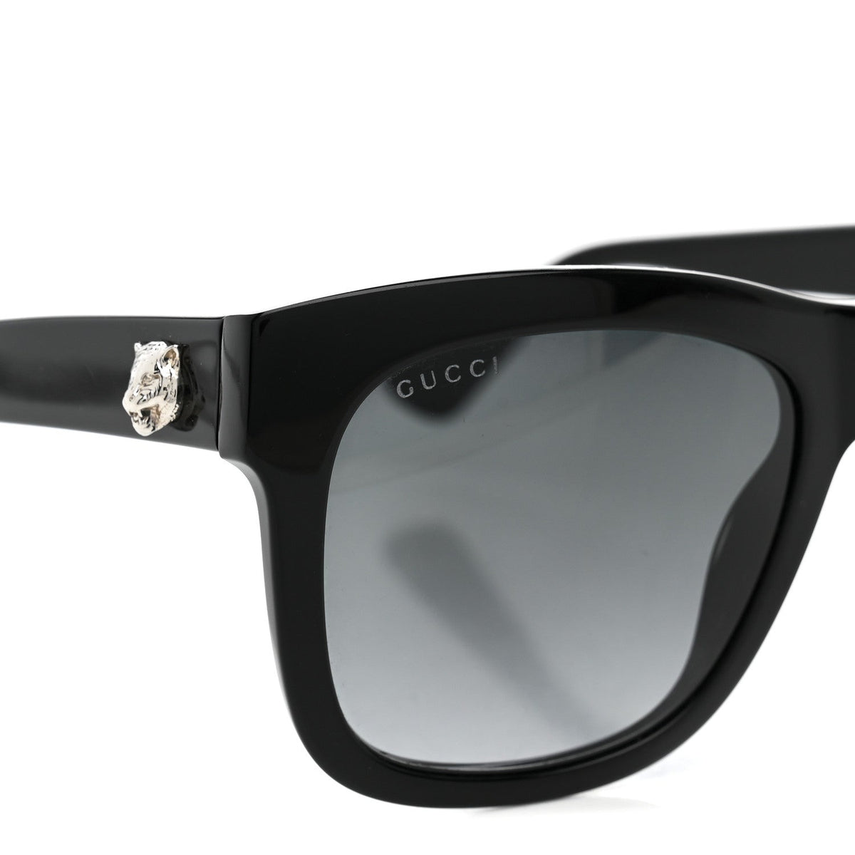 Acetate Square Frame Sunglasses GG0032S Black