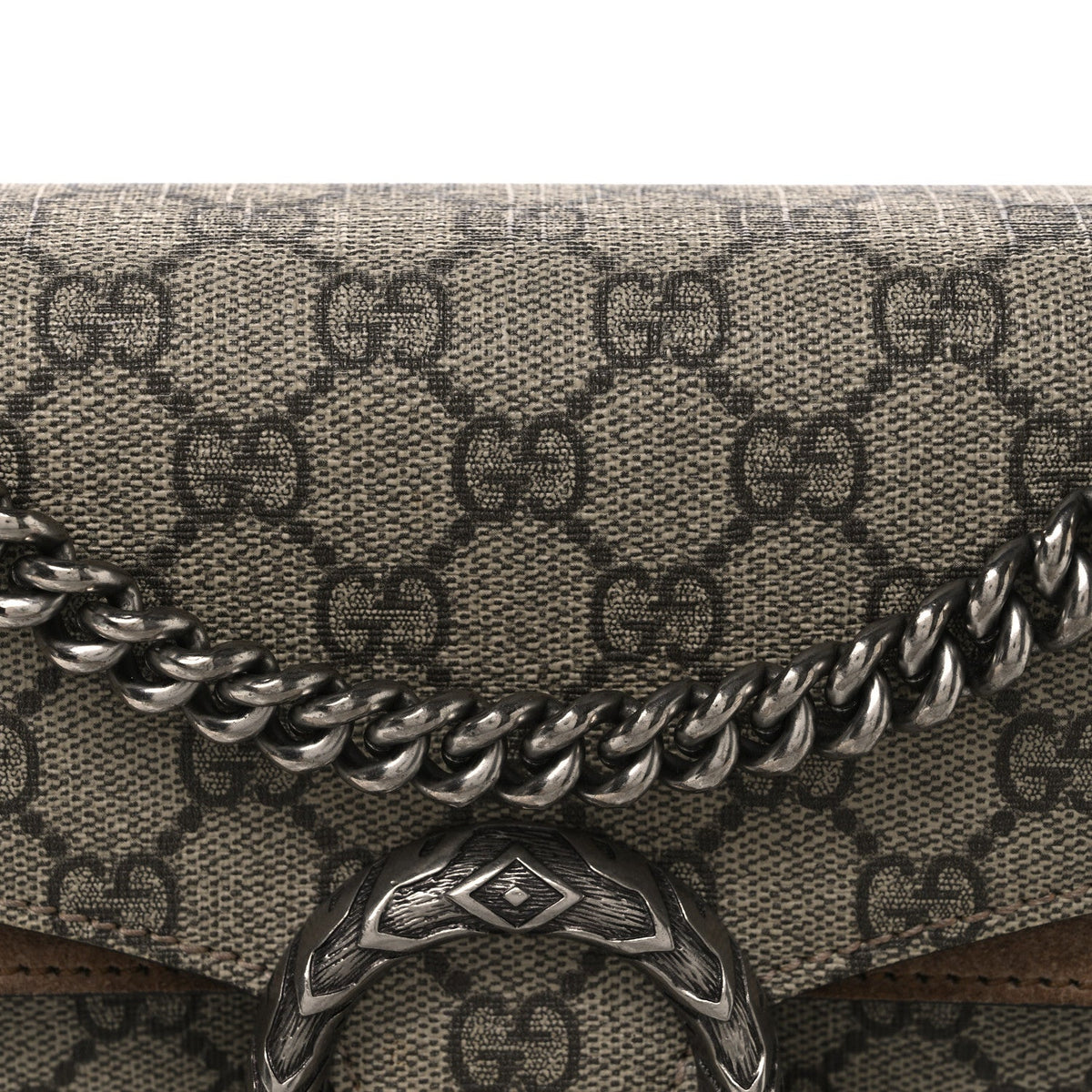 GG Supreme Monogram Small Dionysus Shoulder Bag Taupe