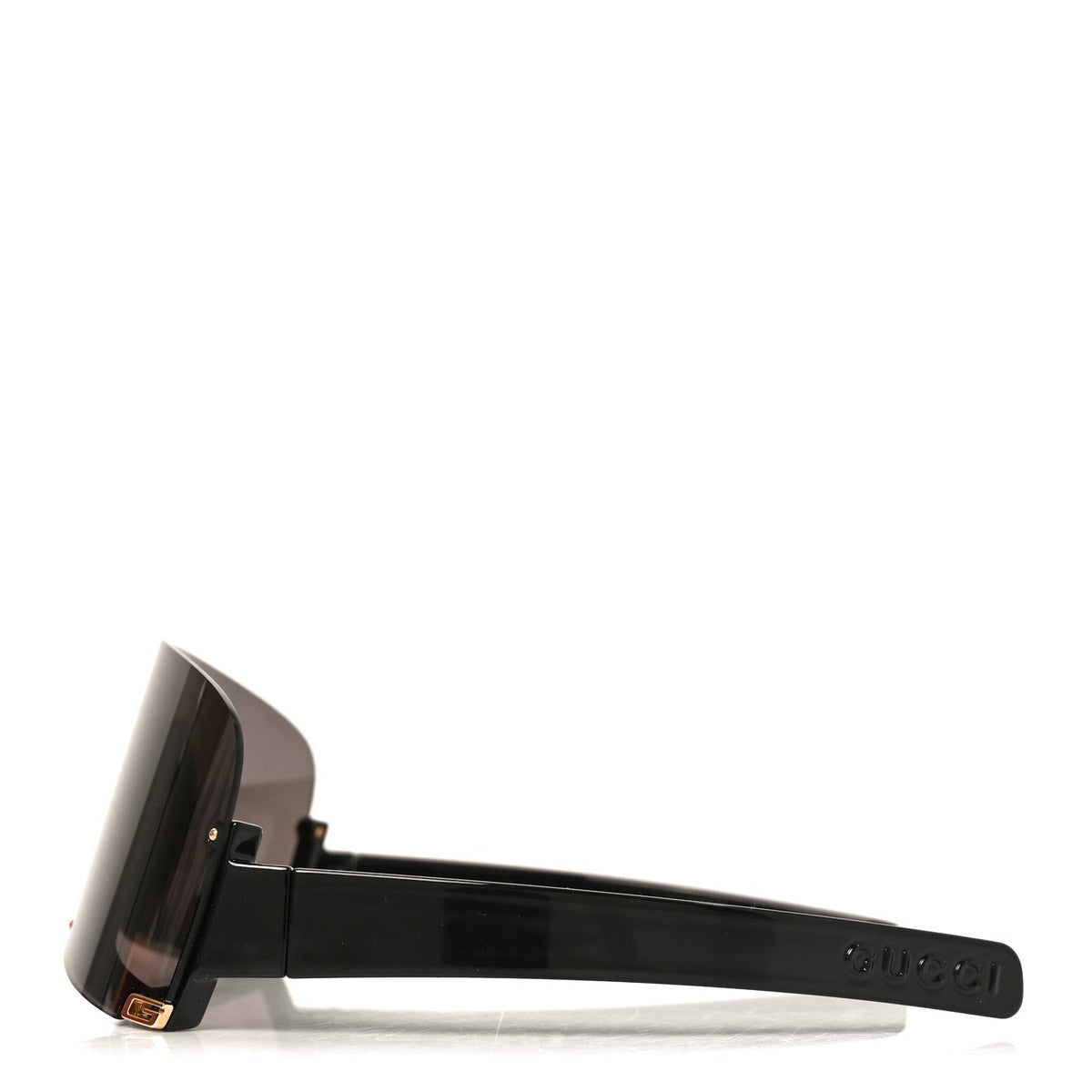 Metal Mask Shaped Frame Sunglasses GG1637S Black
