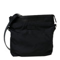 Nylon Monogram Dollar Calfskin Flat Messenger Bag Black