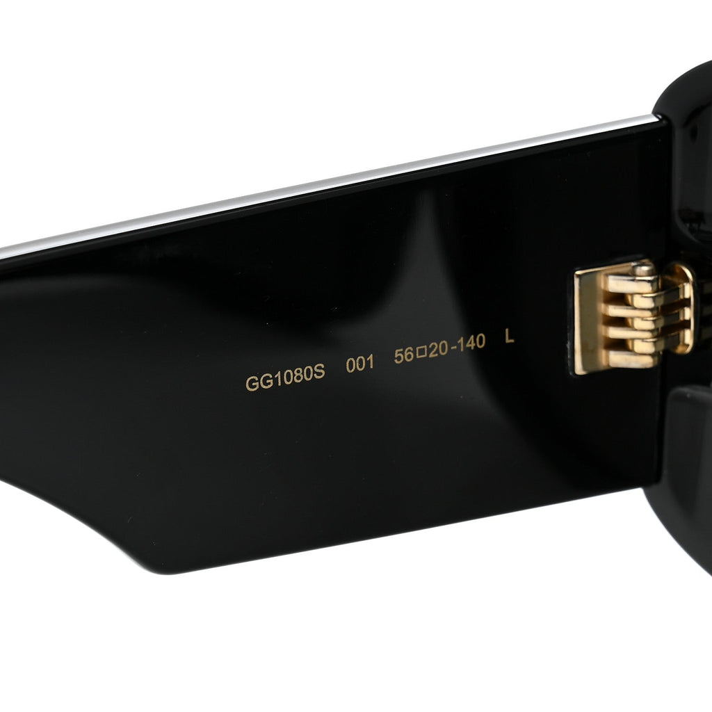 Acetate Square Frame Sunglasses GG1080S Black