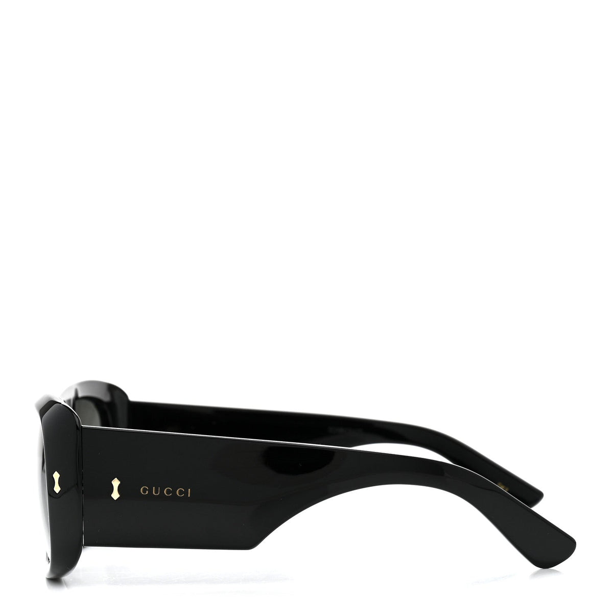 Acetate Square Frame Sunglasses GG1080S Black