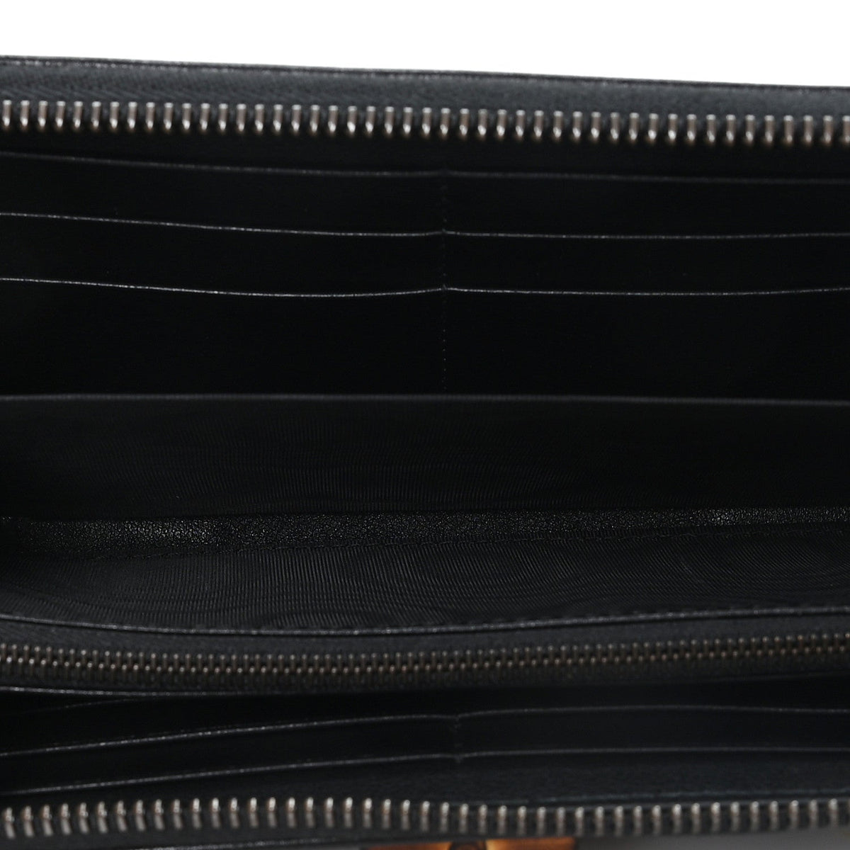 Wonka Grain Calfskin Diana Continental Wallet Black Black