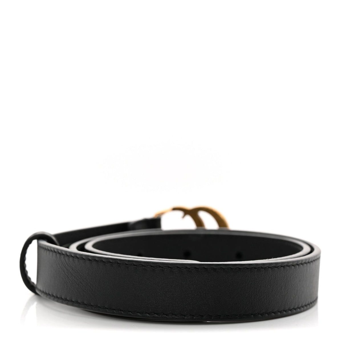 Calfskin Double G 20mm Belt 70 28 Black