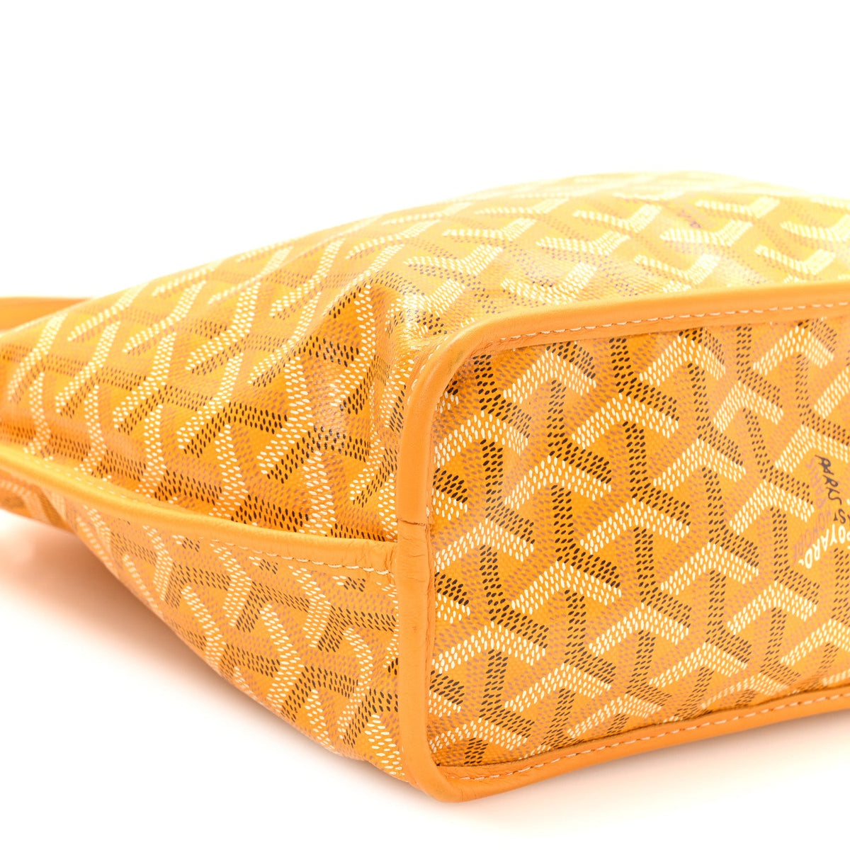 Goyardine Reversible Mini Anjou Yellow