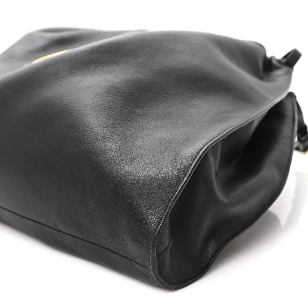 Calfskin Large Blondie Tote  Black