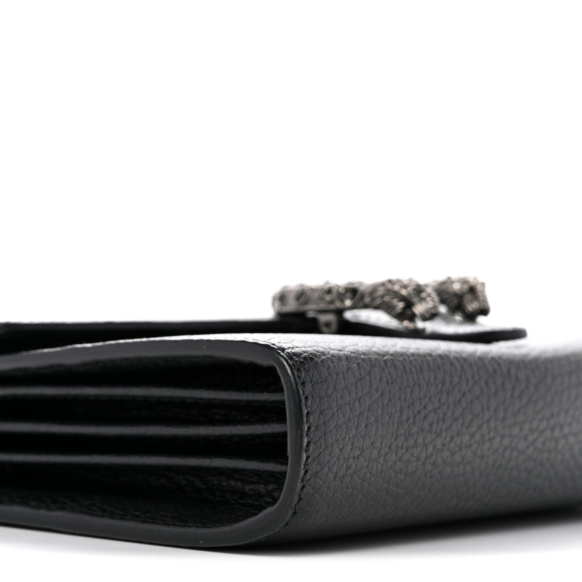 Calfskin Mini Dionysus Chain Wallet Black