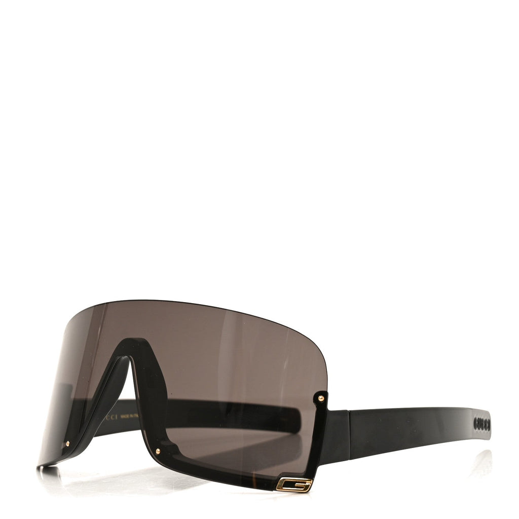 Metal Mask Shaped Frame Sunglasses GG1637S Black