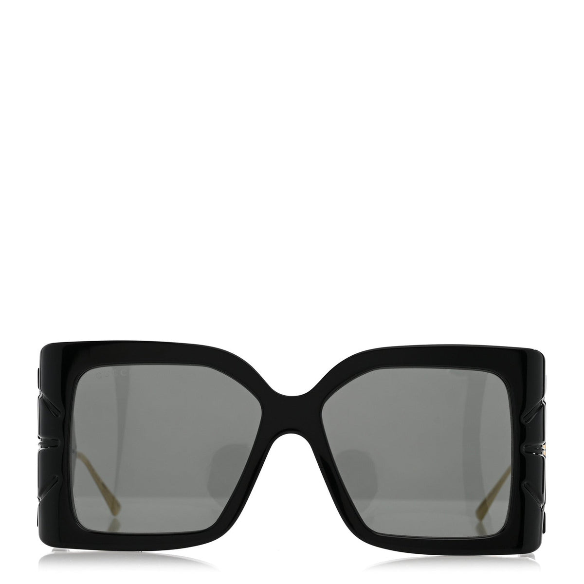 Acetate Square Frame Wing Sunglasses GG0535S Black