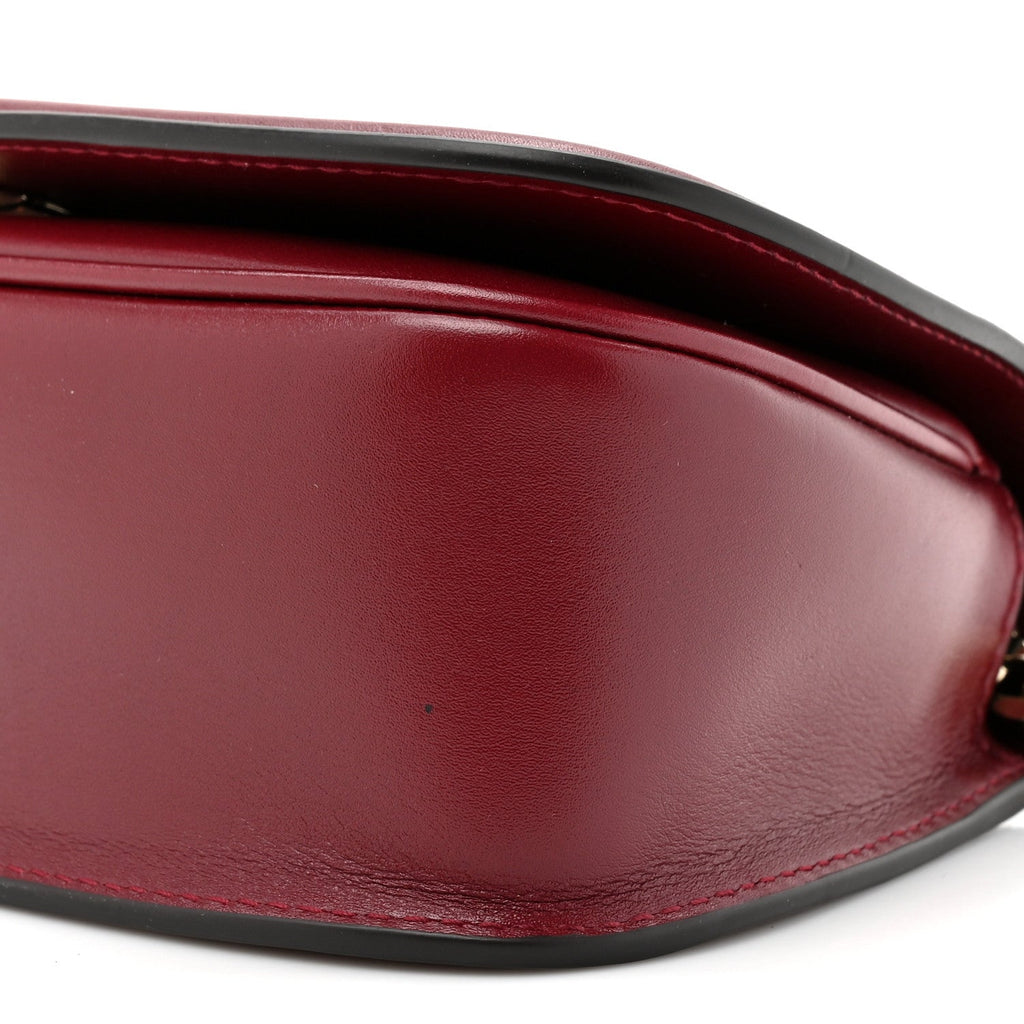 Calfskin Blondie Small Shoulder Bag Rosso Ancora