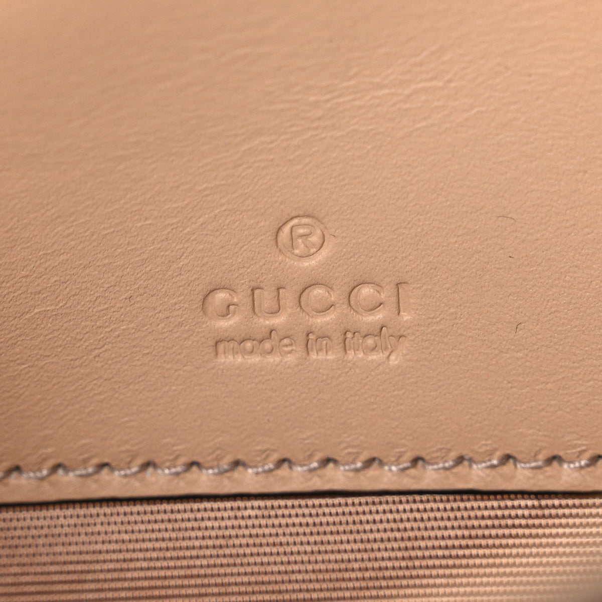 GG Supreme Monogram Calfskin Horsebit Print Mini Padlock Top Handle Shoulder Bag Beige Ebony Light Pink