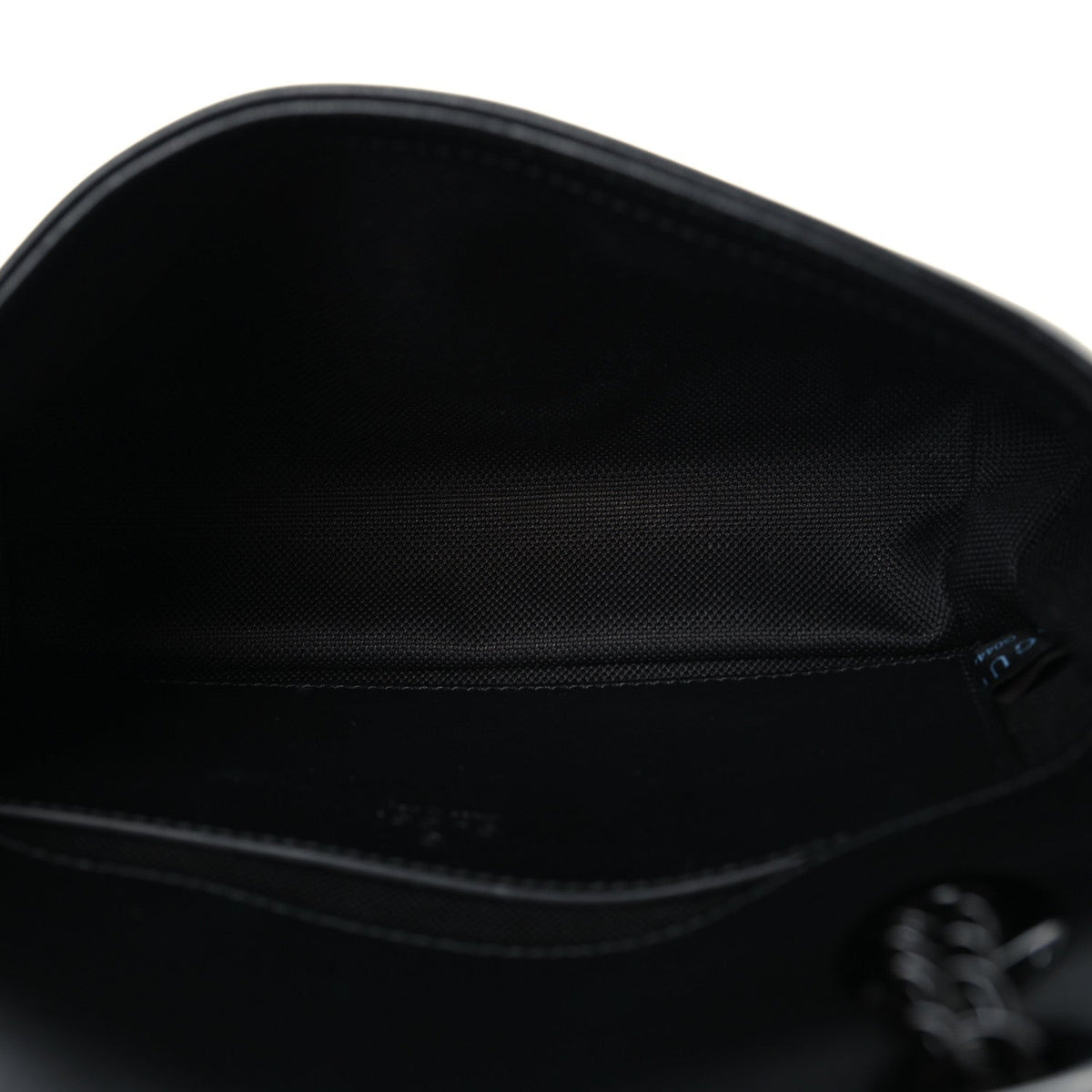 Calfskin Matelasse Monochrome Mini GG Marmont Shoulder Bag Black