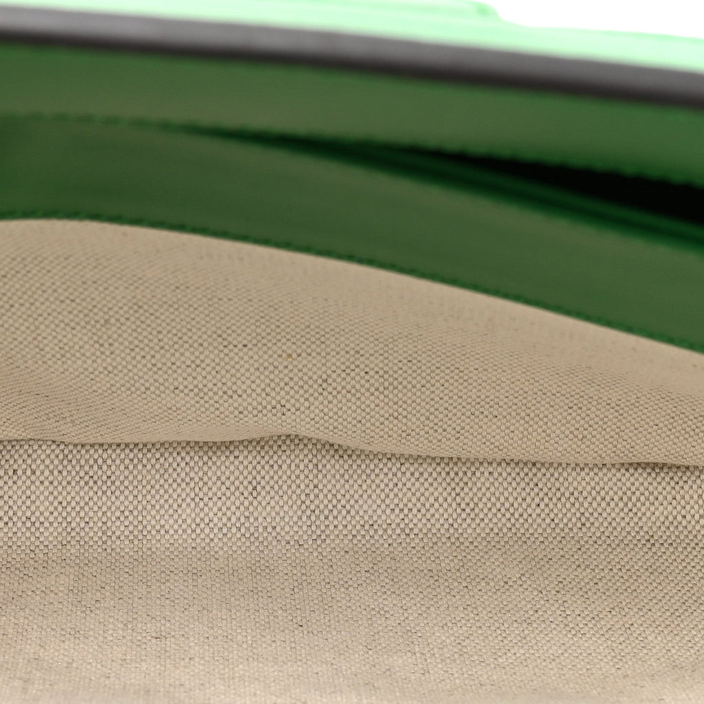 Calfskin GG Matelasse Large Slim Chain Shoulder Bag Spring Green Natural
