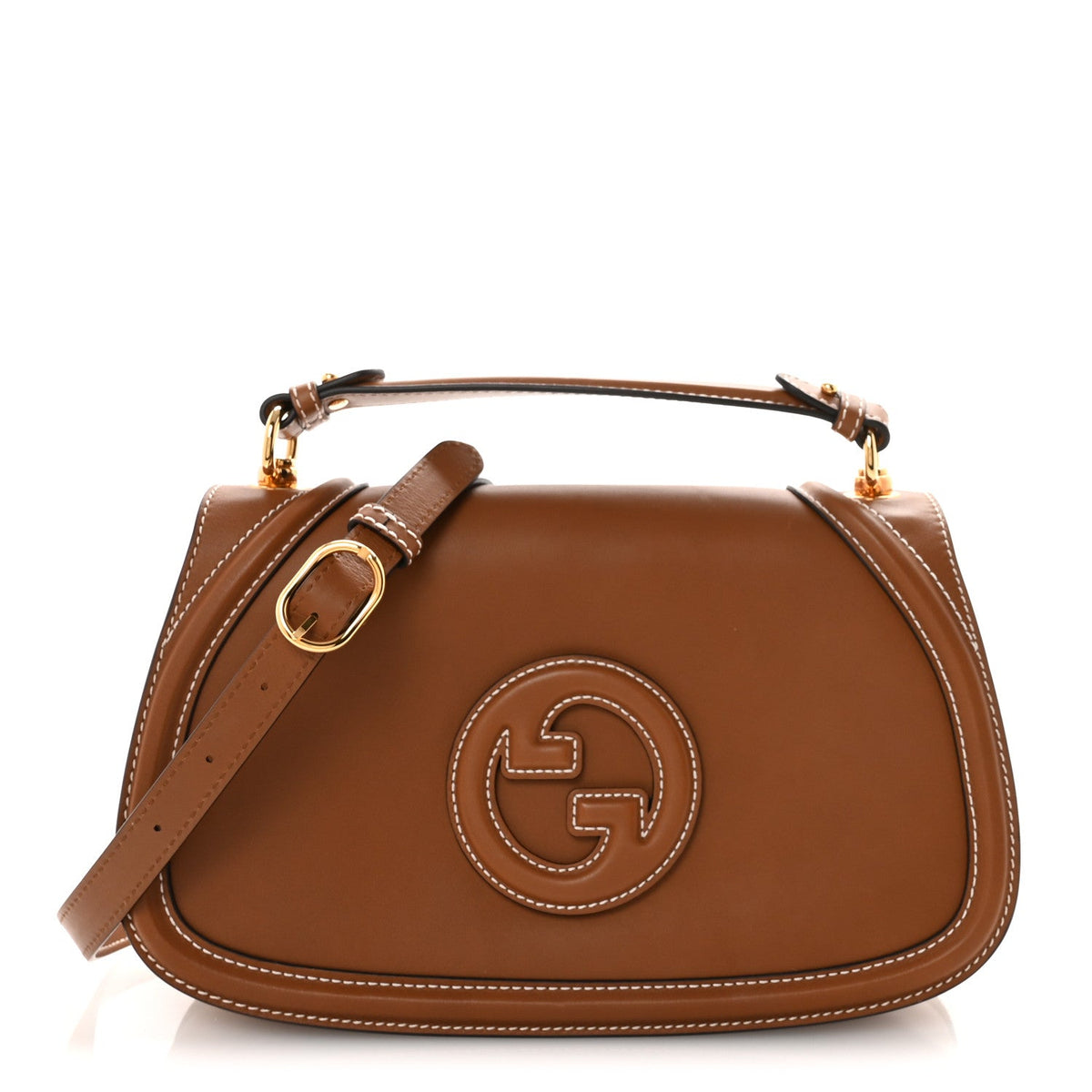Calfskin Large Blondie Top Handle Flap Bag Sundial