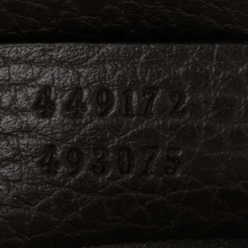 Monogram Flap Messenger Bag Beige Dark Brown