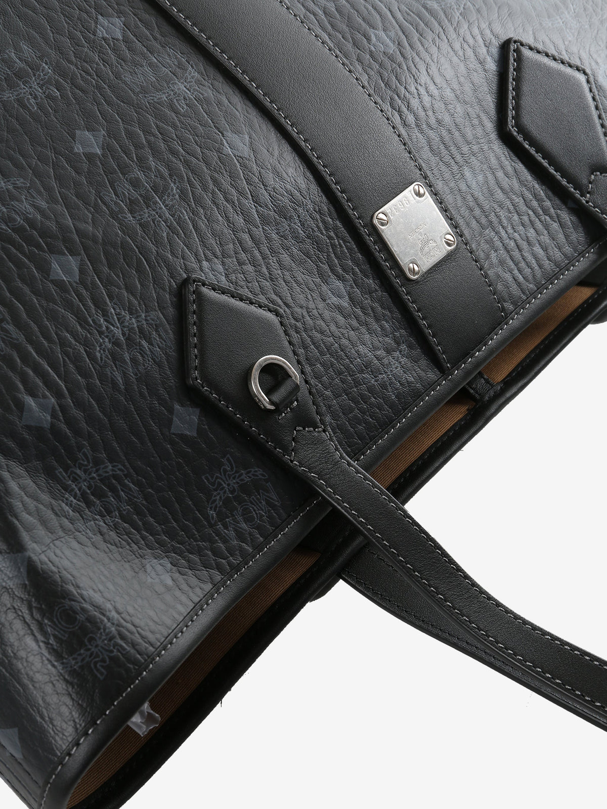 MCM - Unisex Liz Vi Shopper Medium Black Bag
