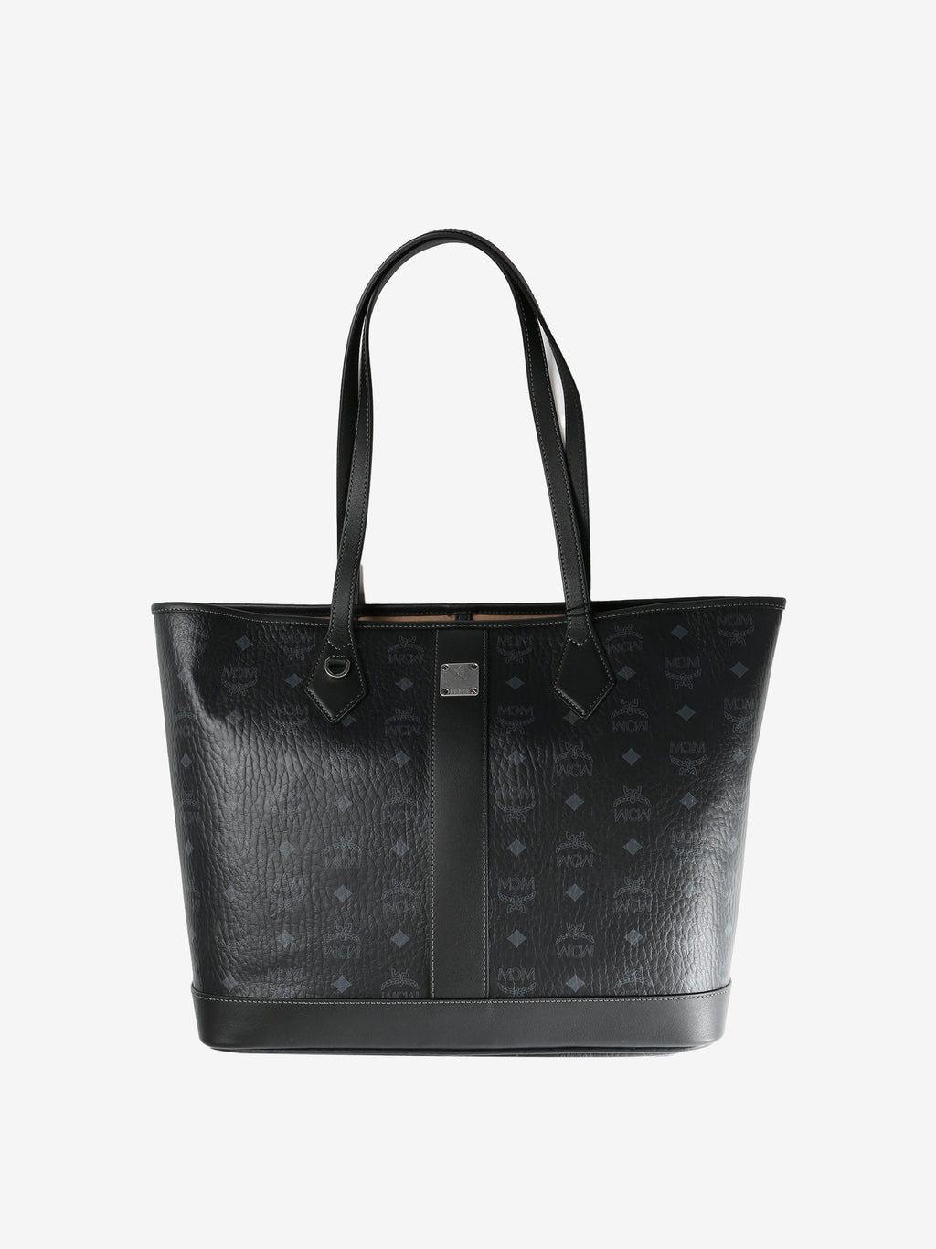 MCM - Unisex Liz Vi Shopper Medium Black Bag