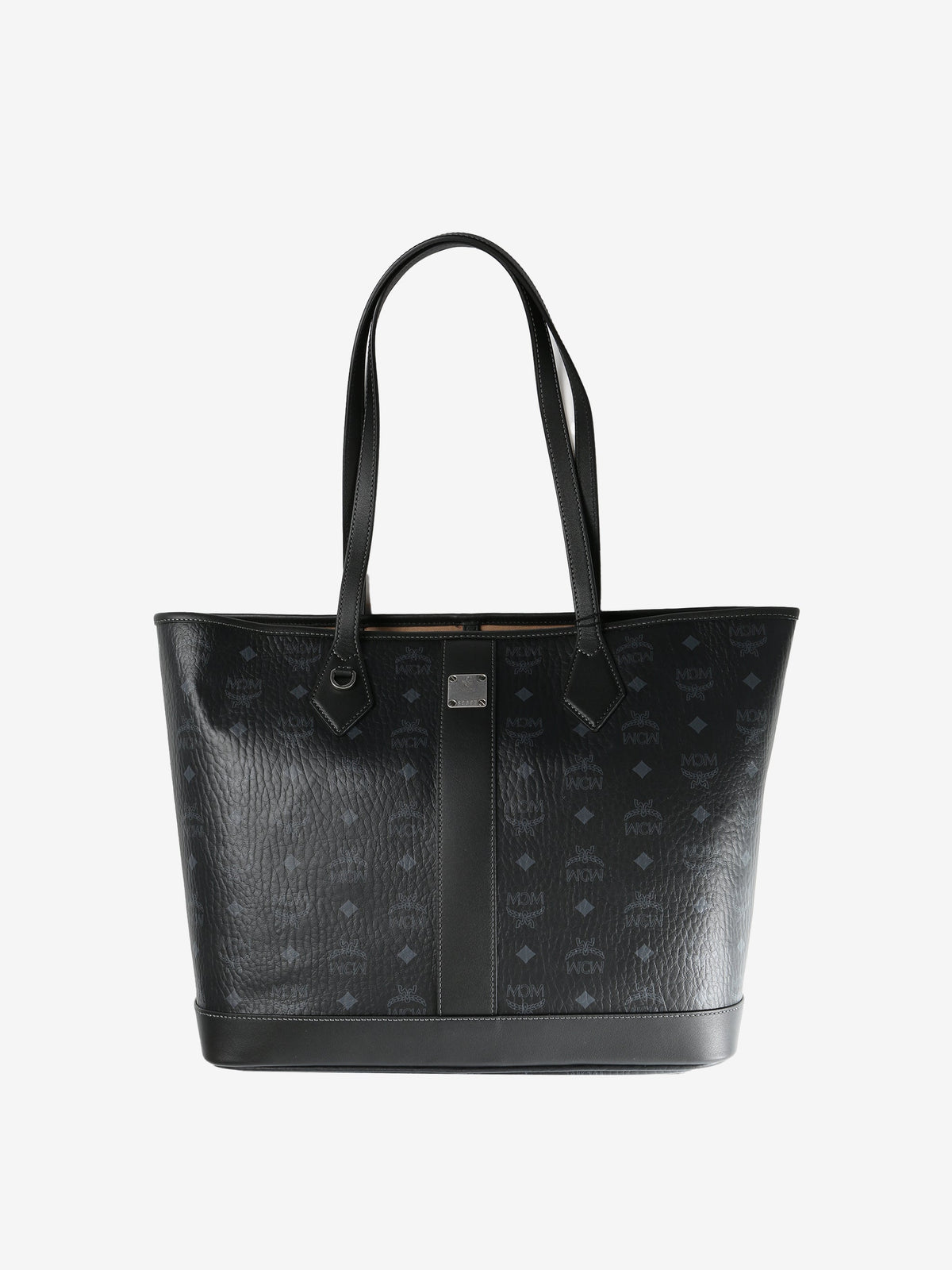 MCM - Unisex Liz Vi Shopper Medium Black Bag