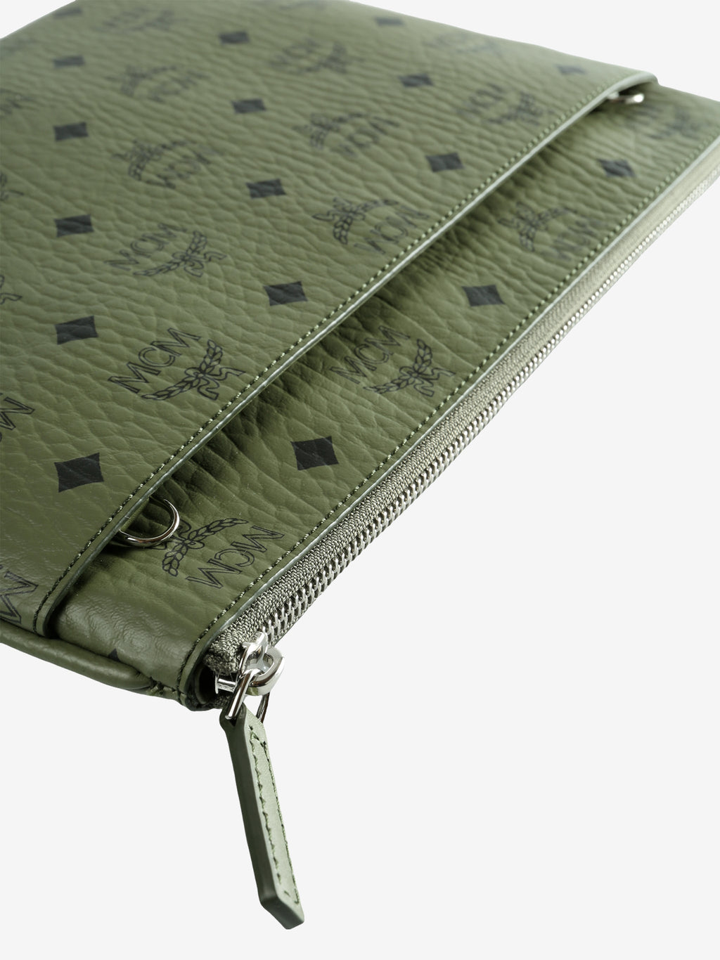 MCM - Unisex Aren Vi Flat Medium Pouch Bag