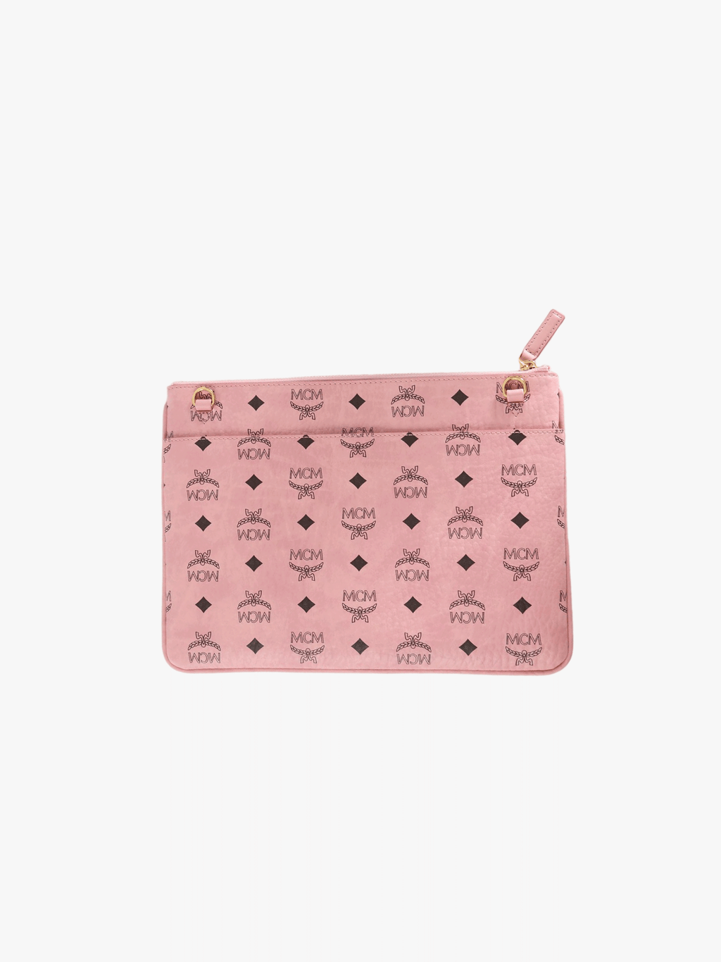 MCM - Unisex Aren Visetos Flat Pouch Bags