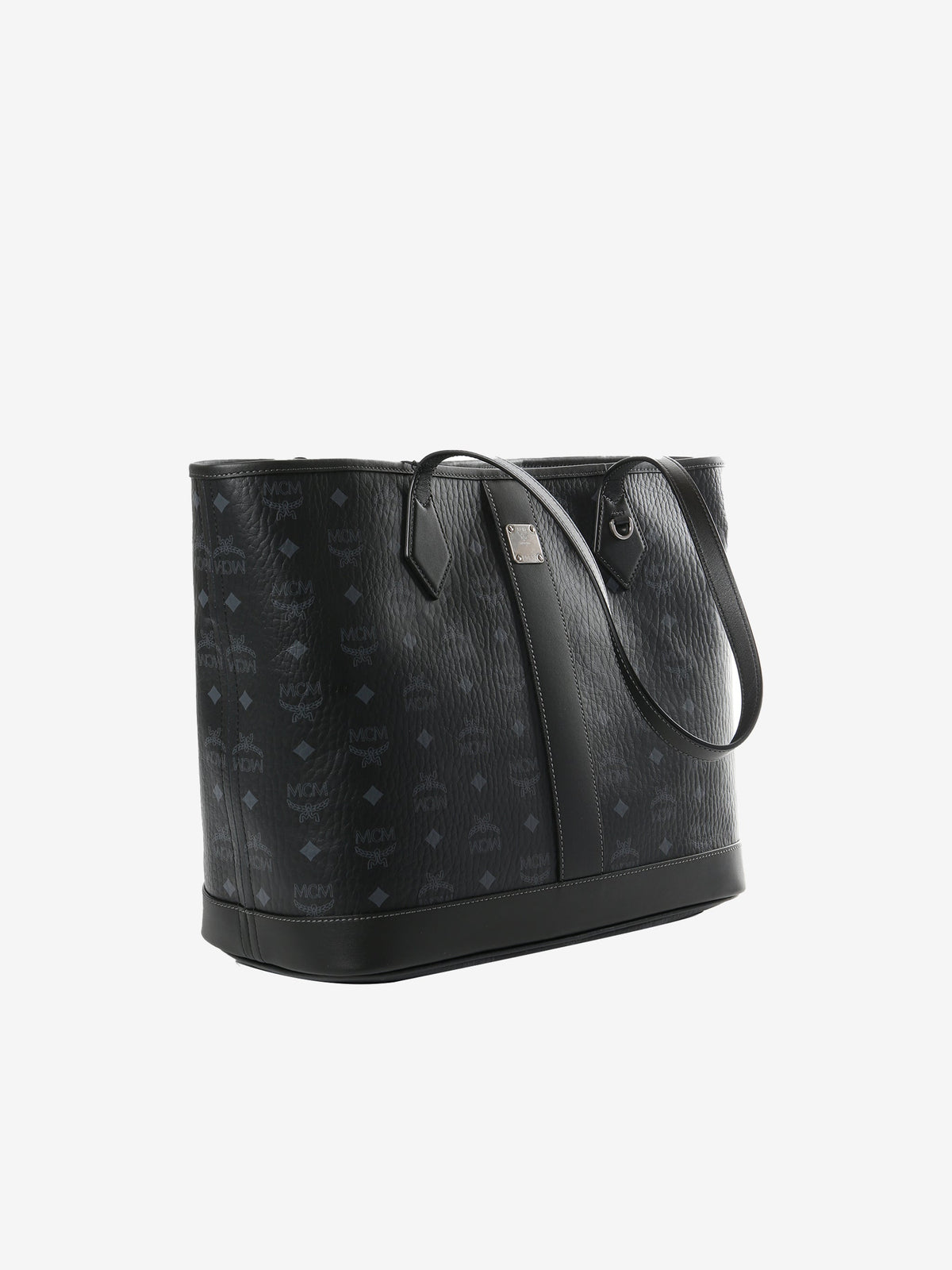 MCM - Unisex Liz Vi Shopper Medium Black Bag