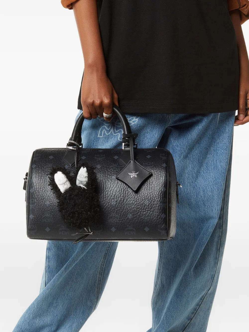 MCM - Unisex Ella Vi Medium Boston Bags