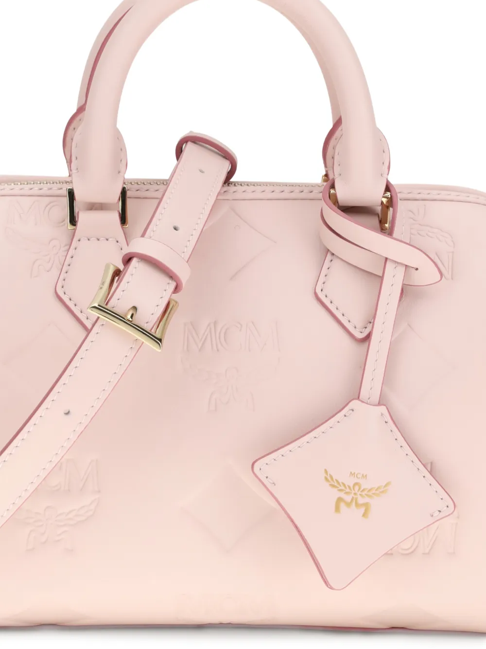 MCM - Unisex Ella Lthr Boston Hybrid Small Bag