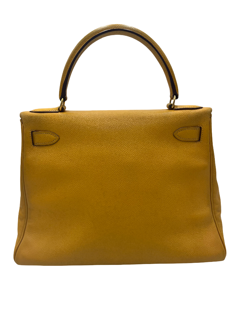 Kelly Handbag Brown Courchevel with Gold Hardware 28