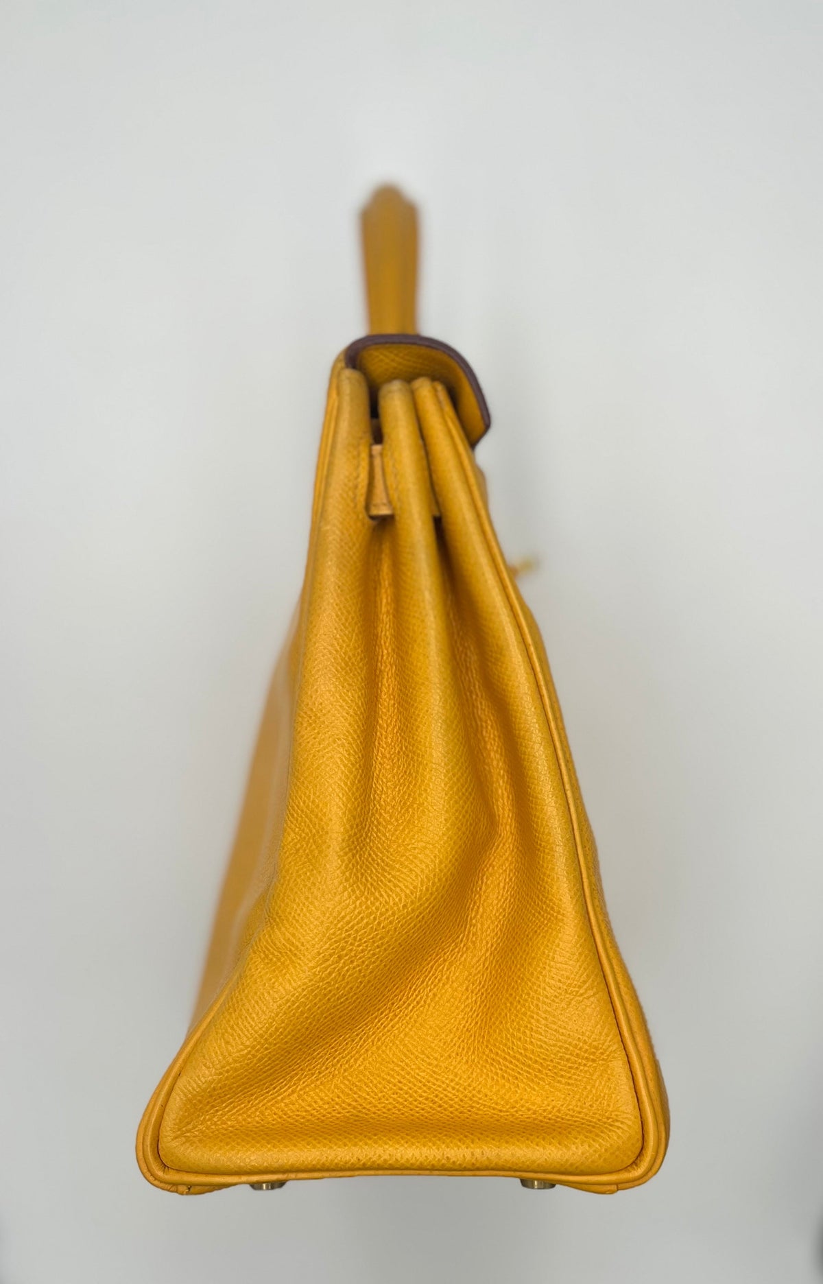 Kelly Handbag Brown Courchevel with Gold Hardware 28