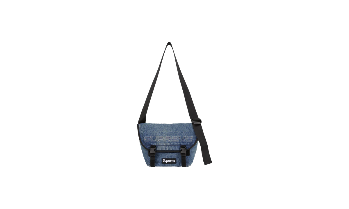Denim Messenger Bag "FW25 - Washed Indigo" SU25835