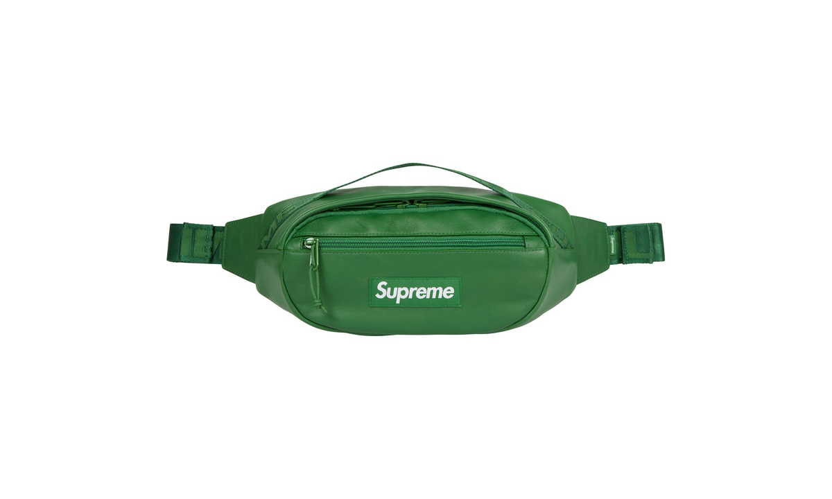 Leather Waist Bag "FW24 - Green" SU26088